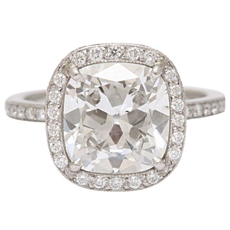 cartier ring with engagement ring|cartier engagement rings cushion cut.